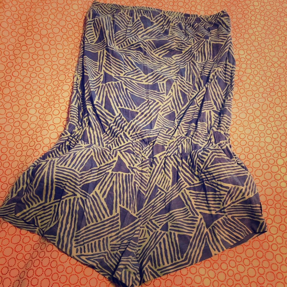 Billabong strapless one piece short set